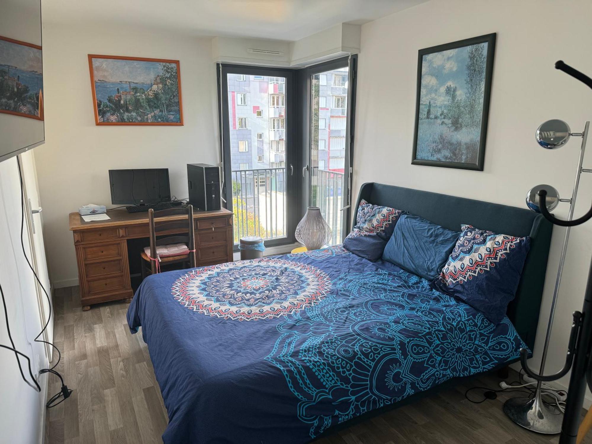 Grande Chambre 14 M2 Avec Salle De Bain Privative A Nanterre Prefecture Proche La Defense Arena Campus Sncf Et Paris Exterior photo